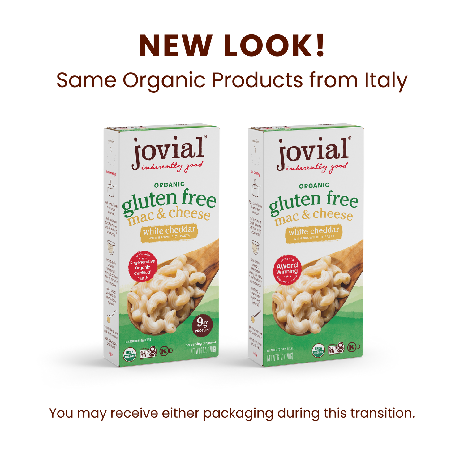 Organic Gluten Free White Cheddar Mac & Cheese