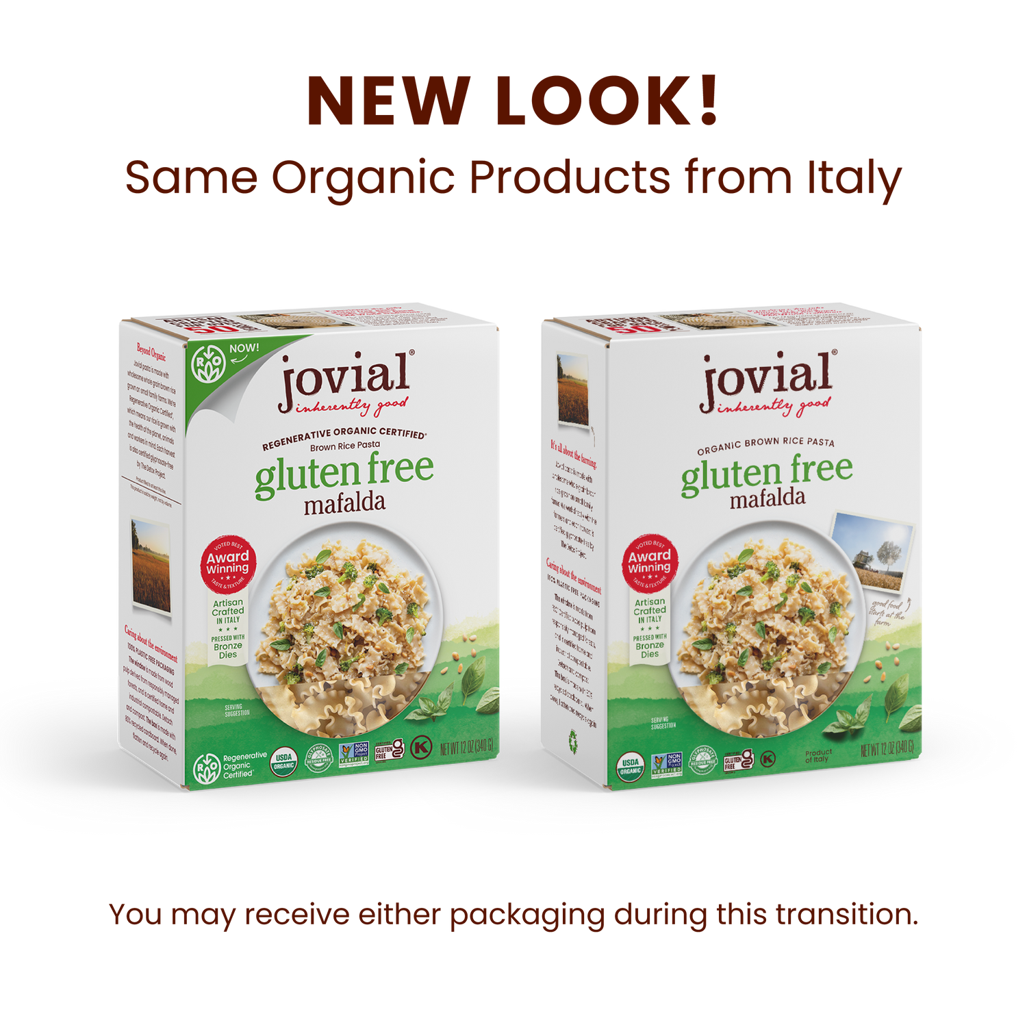 Organic Gluten Free Brown Rice Mafalda