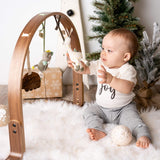 knit stroller toy | theo the monkey