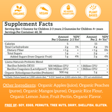Kids Prebiotic & Probiotic Gummies, Peach Mango (60 ct)