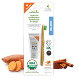 Tooth Gel and Bamboo Toothbrush for Small Dogs - Organic Dental Solutions®