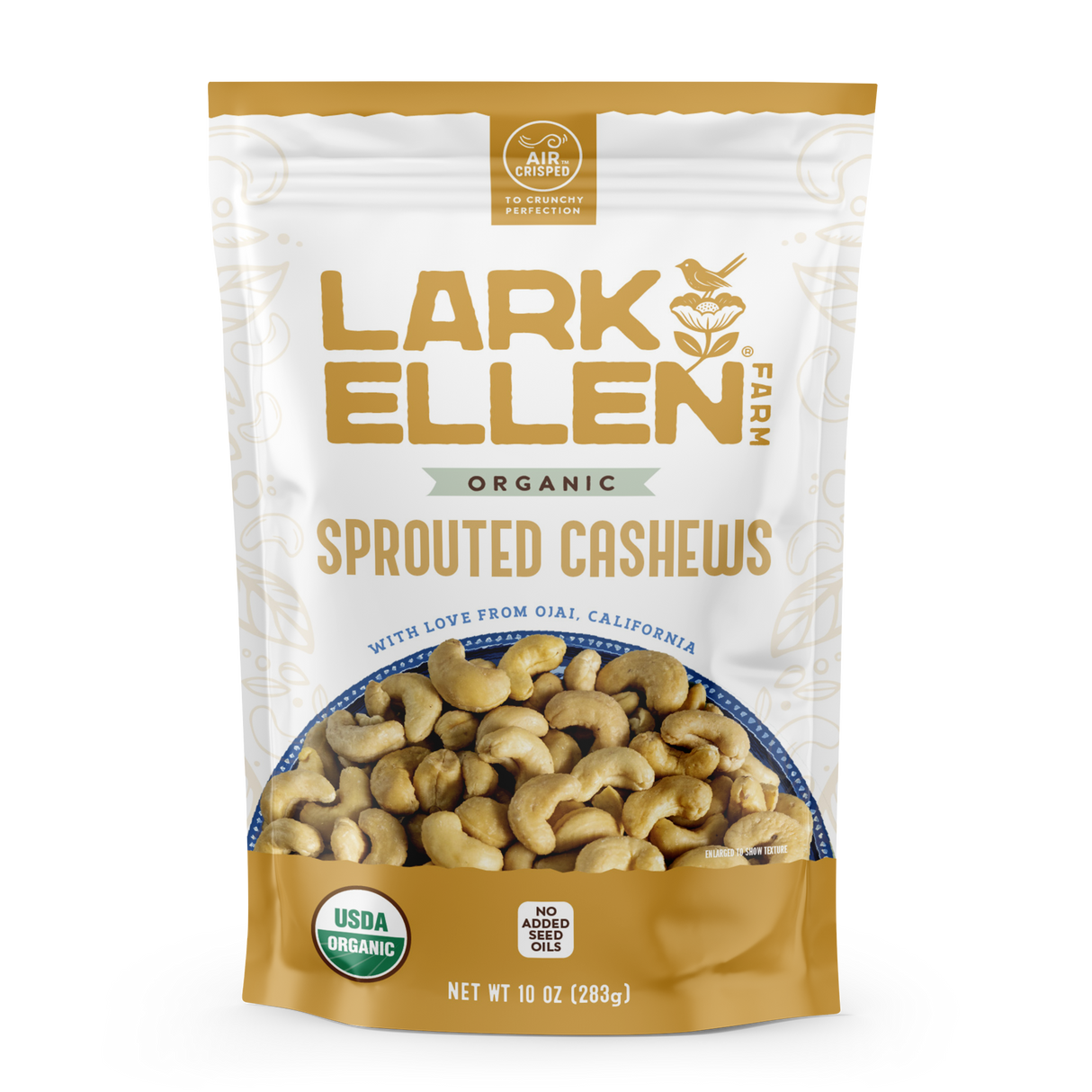 Cashews Unsalted, Sprouted Organic