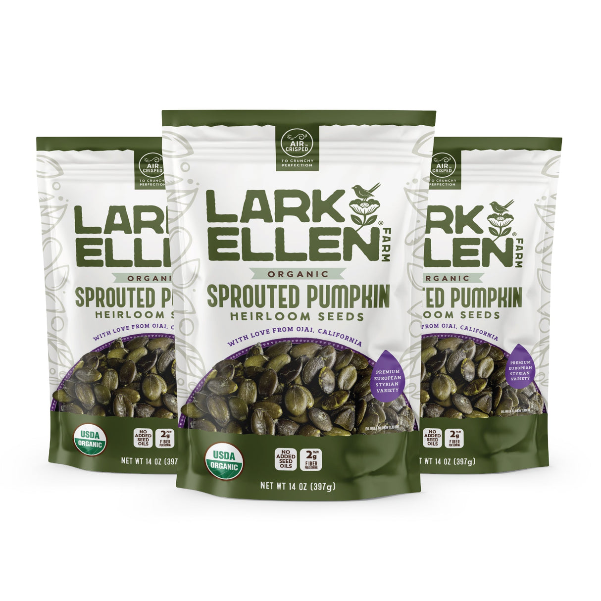 Styrian Pumpkin Seeds, Sprouted Organic
