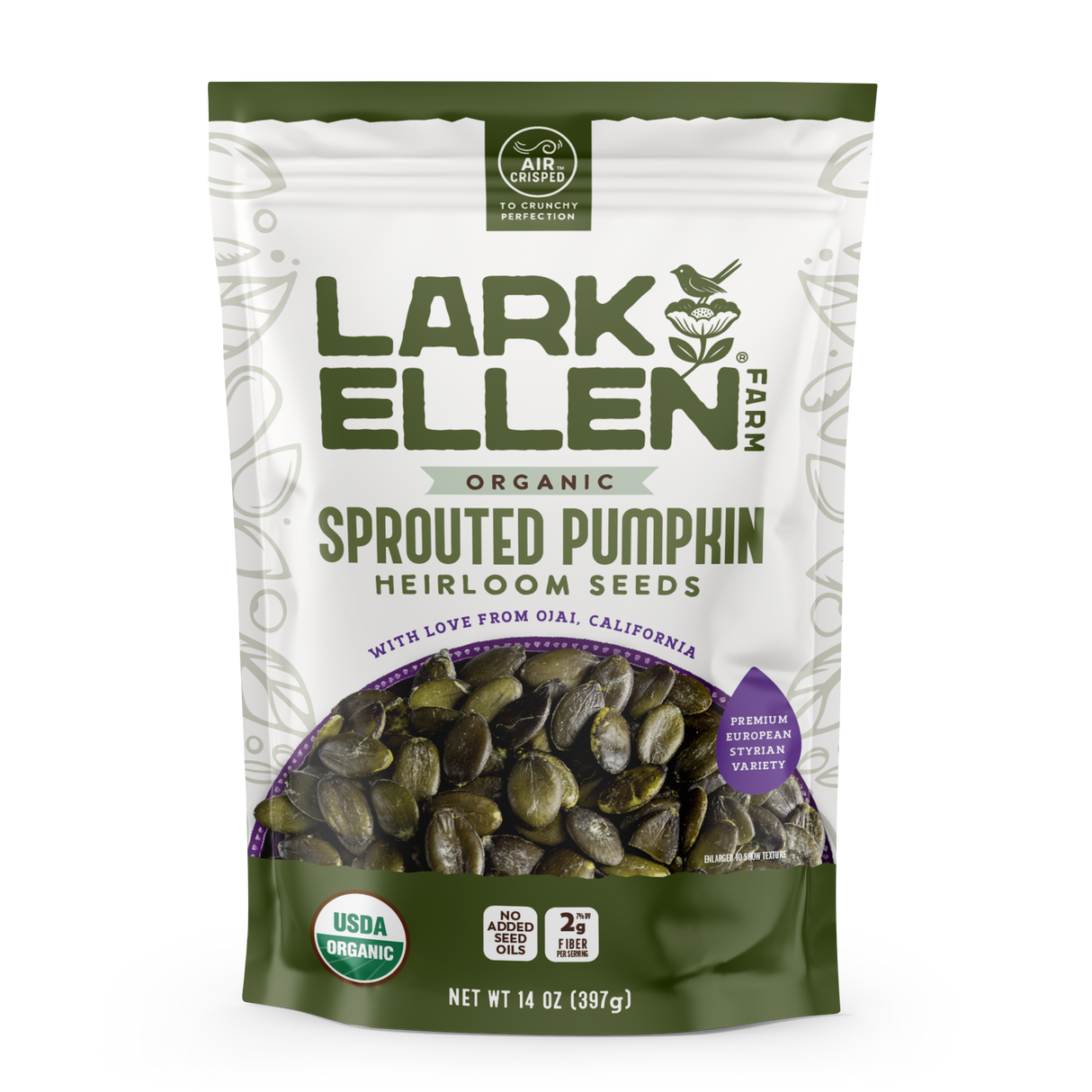 Styrian Pumpkin Seeds, Sprouted Organic