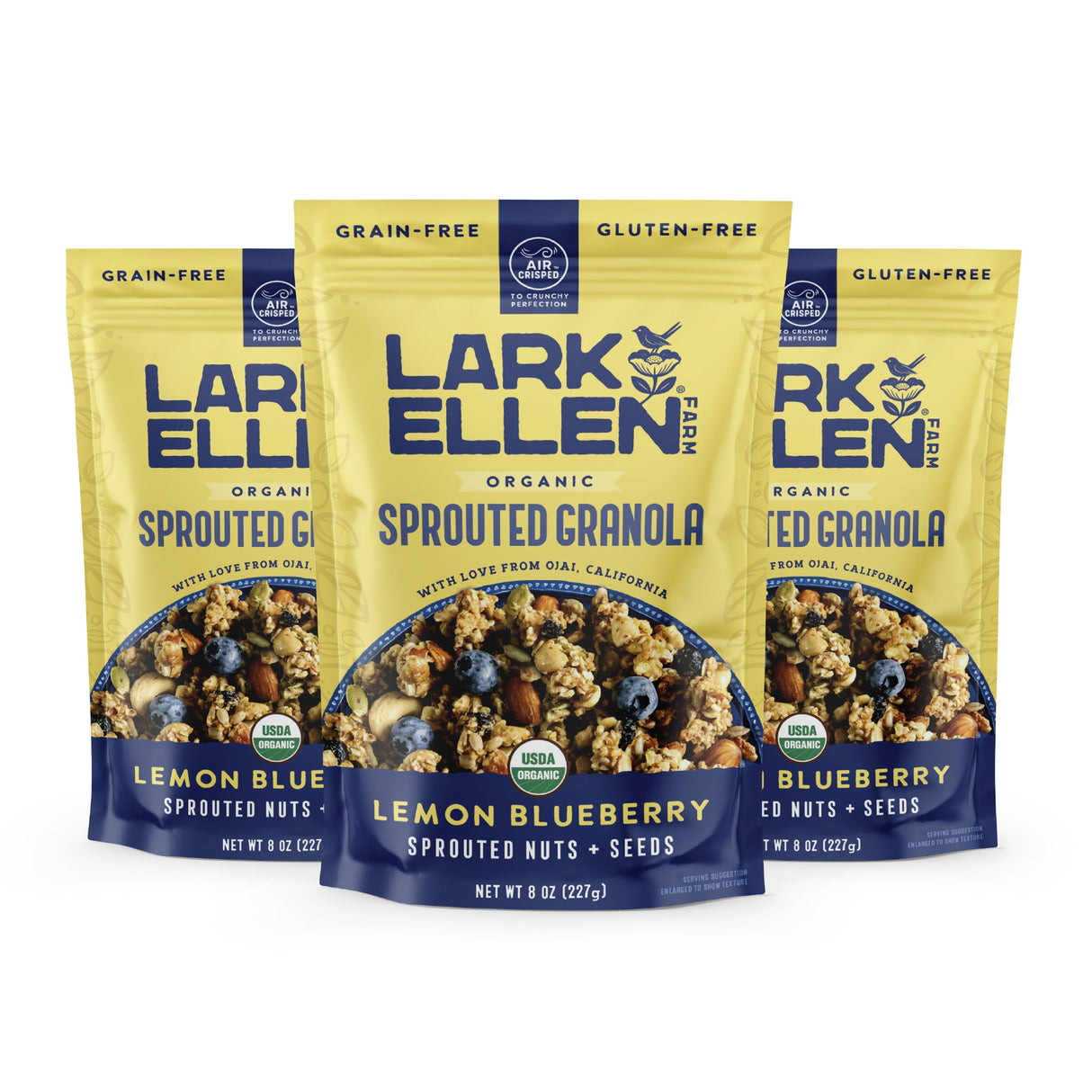 Lemon Blueberry Sprouted Granola