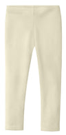 Girls Soft Organic Cotton Leggings | Oatmeal