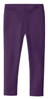 Girls Soft Organic Cotton Leggings | Purple