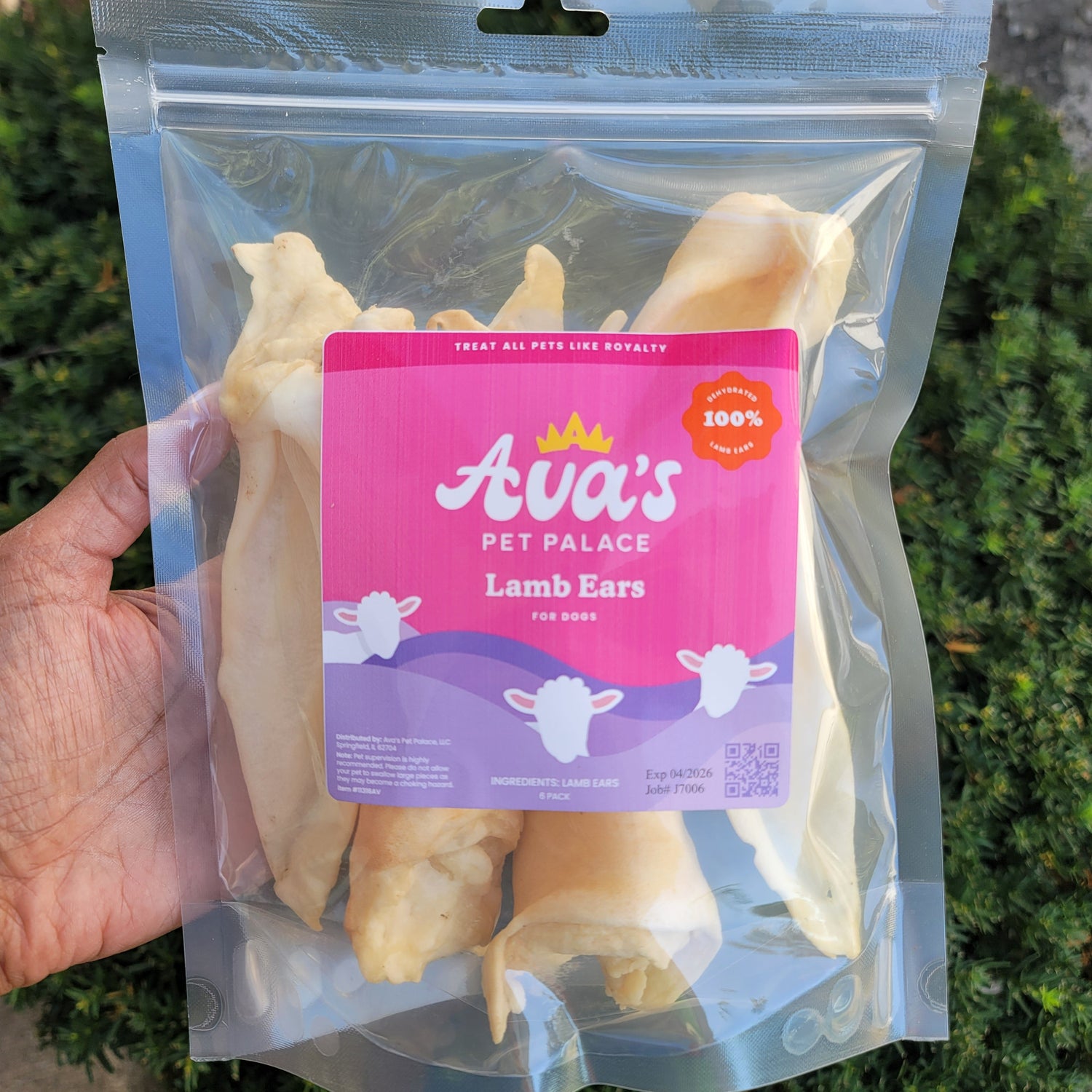 Natural Dog Chews - Lamb Ears