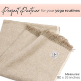 Hemp & Organic Cotton Yoga Blanket