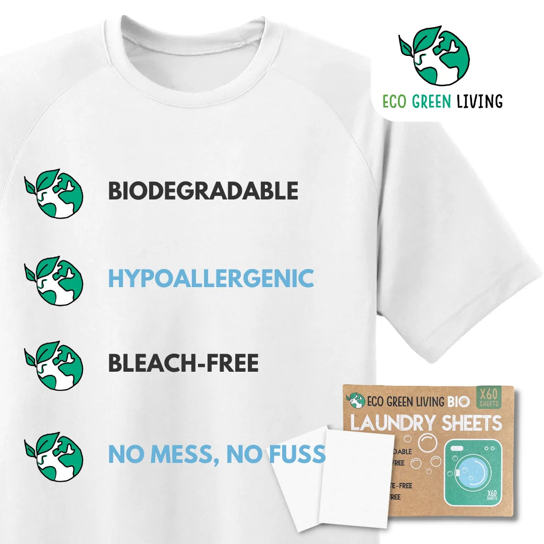 Laundry Detergent Sheets x 60 (Fragrance-Free)