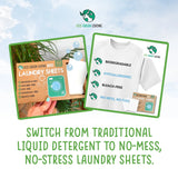 Laundry Detergent Sheets x 60 (Fragrance-Free)