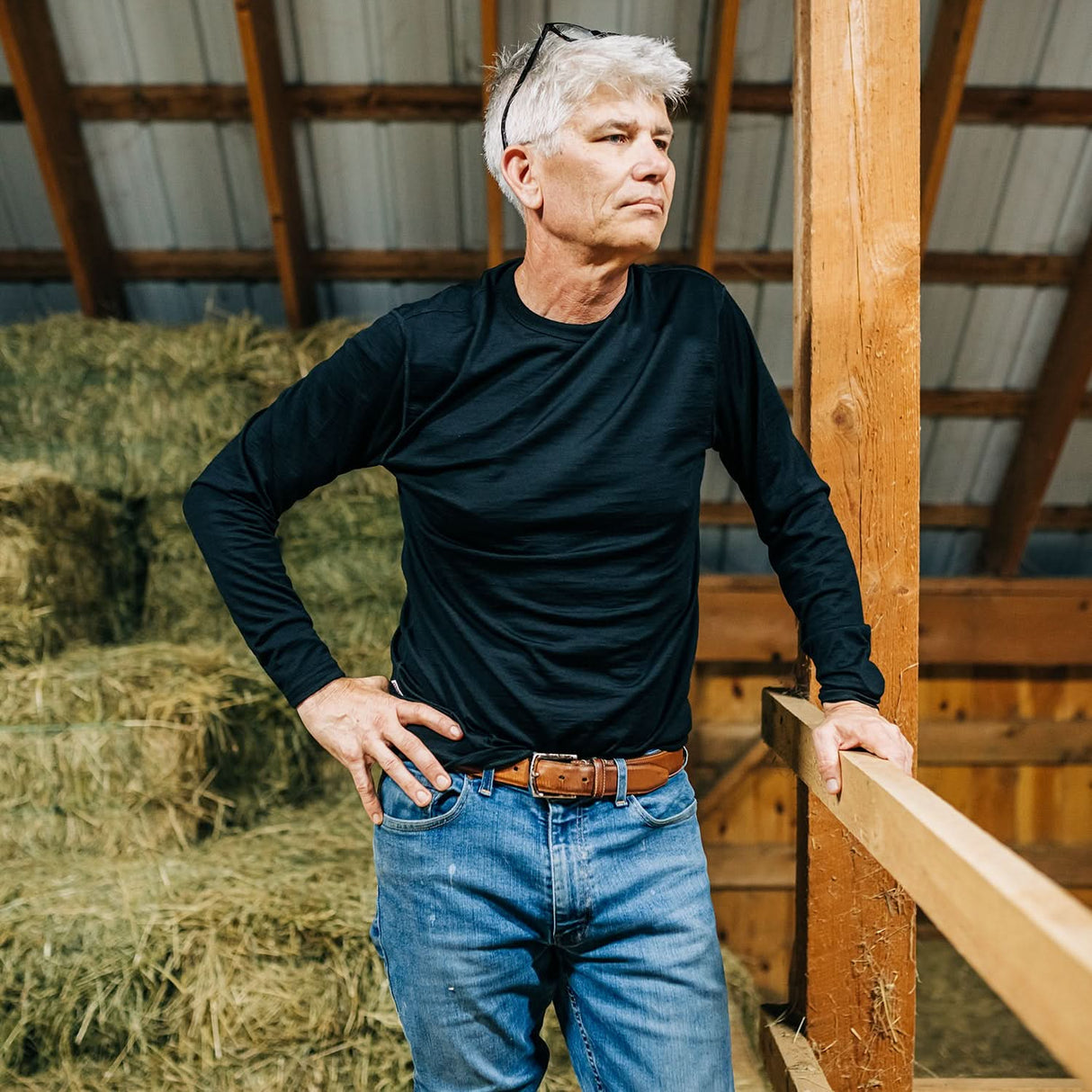 Lightweight - Ticonderoga Men's Crew 100% Merino Wool