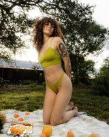 Longline Bralette - Lime