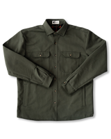 Lined Yukon Flannel Shirt Jacket, Olive
