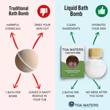 Tuscarora Creek Liquid Bath Bomb - Amber, Cedar, and Lemon