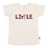 graphic tee | little