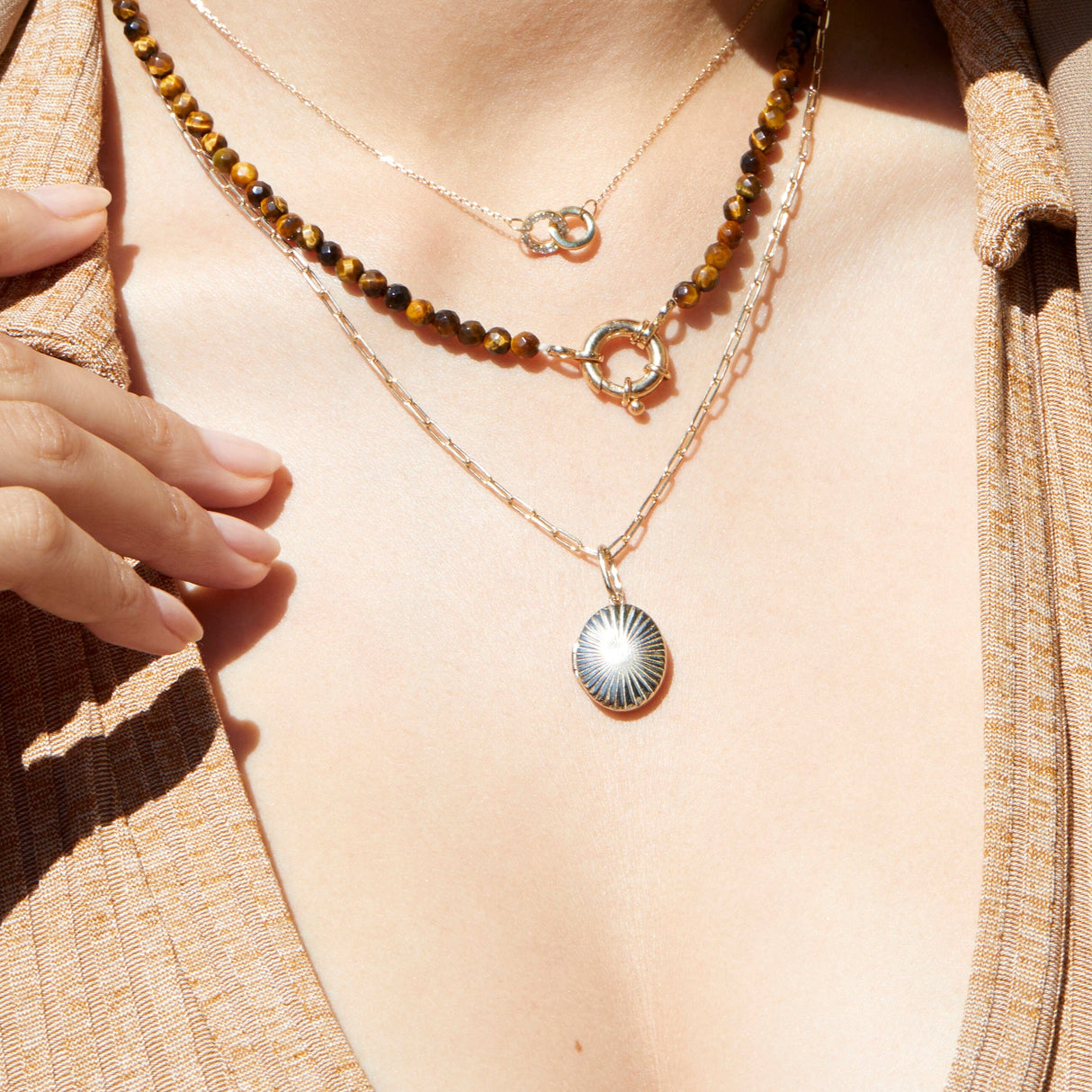 Infinity Locket Pendant