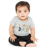 graphic bodysuit | love dad heather