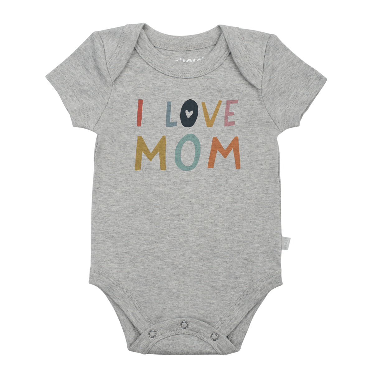 graphic bodysuit | love mom heather