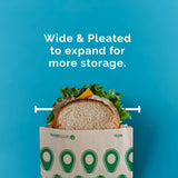 Paper Sandwich Bags (50-Pack) – Compostable, Plastic-Free & Food Safe