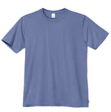 Men's Soft Organic Cotton Short Sleeve Crew Tee | Denim Blue