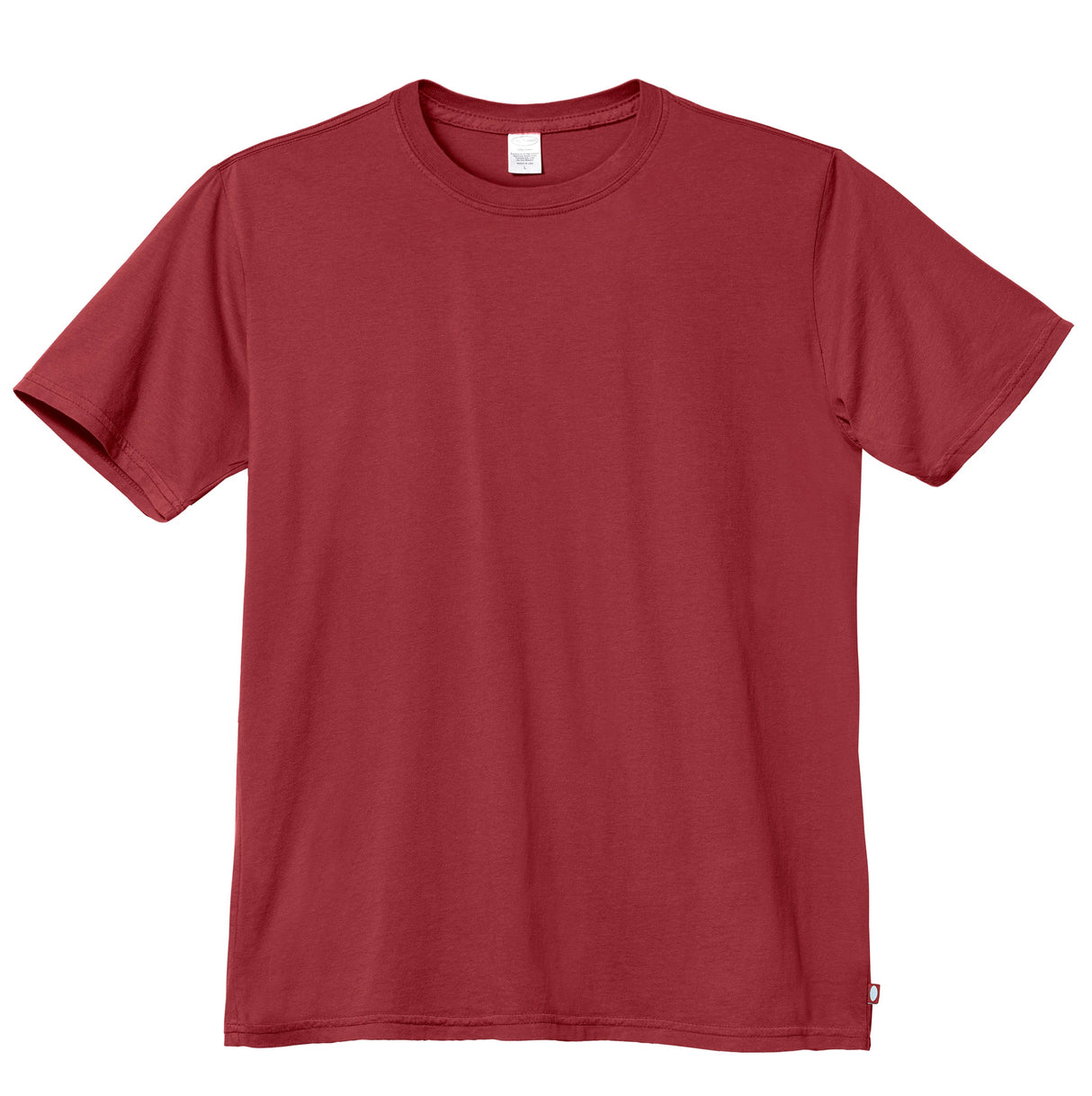 Men's Soft Organic Cotton Short Sleeve Crew Tee | Red