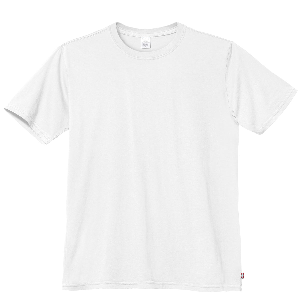Men's Soft Organic Cotton Short Sleeve Crew Tee | White