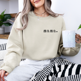 Mama. Embroidered |  Premium Adult Sweatshirt