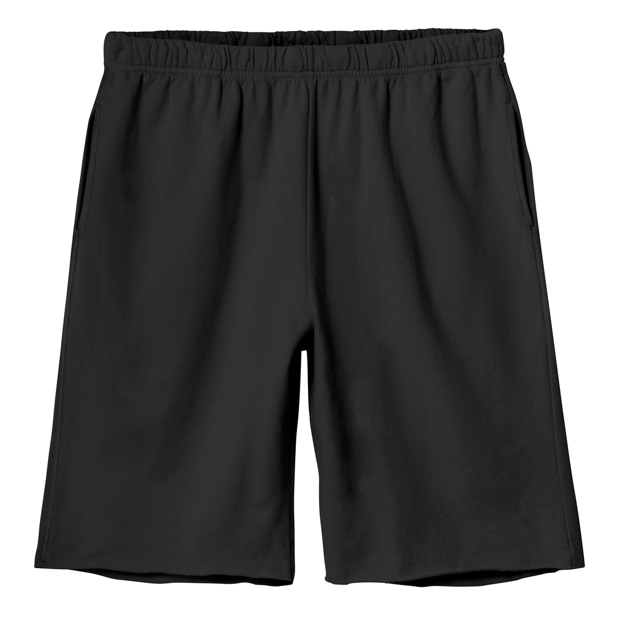 The Softest Men's 100% Cotton Fleece Athletic Short | Black