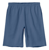 The Softest Men's 100% Cotton Fleece Athletic Short | Denim Blue