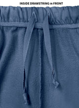 The Softest Men's 100% Cotton Fleece Athletic Short | Denim Blue