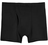 Men's Soft 100% Organic Cotton Boxer Briefs | Black