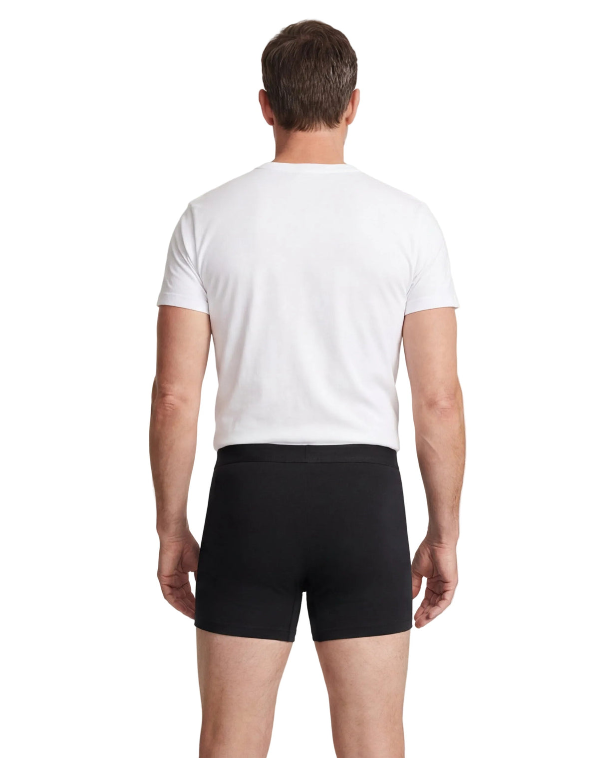 Men's Soft 100% Organic Cotton Boxer Briefs | Black
