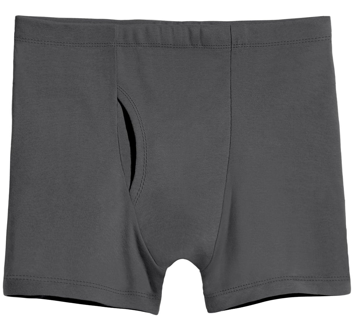 Men's Soft 100% Organic Cotton Boxer Briefs | Charcoal