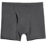 Men's Soft 100% Organic Cotton Boxer Briefs | Charcoal