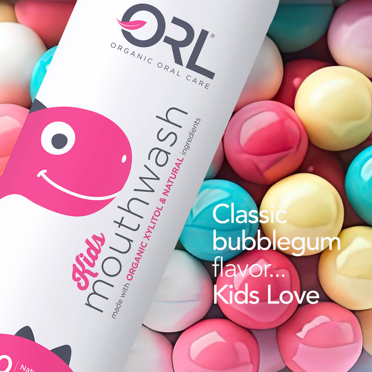 Kids Mouthwash made with Organic Xylitol & Natural Ingredients