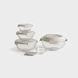 Mix & Store Glass Bowl Set with handles