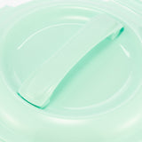 Borosilicate Glass Mixing Bowl Set- Diamond Blue (W/ Handle)