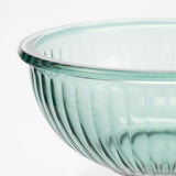 Borosilicate Glass Mixing Bowl Set- Diamond Blue (W/ Handle)