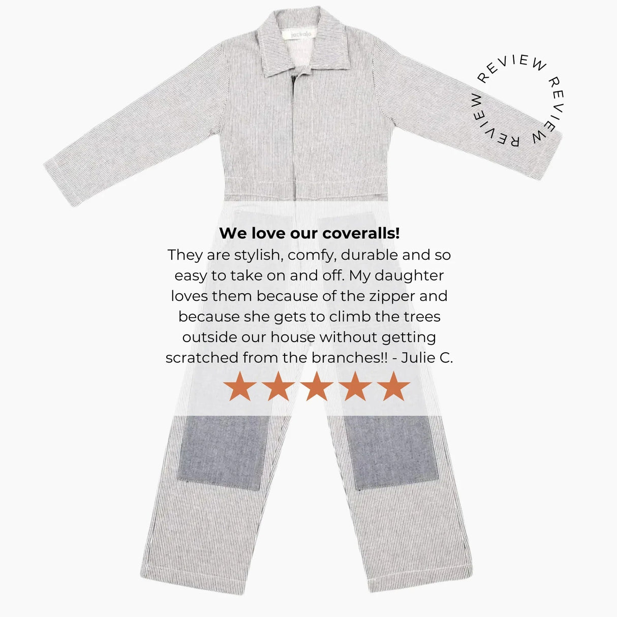 Mac Coverall – Organic Cotton Kids’ Jumpsuit