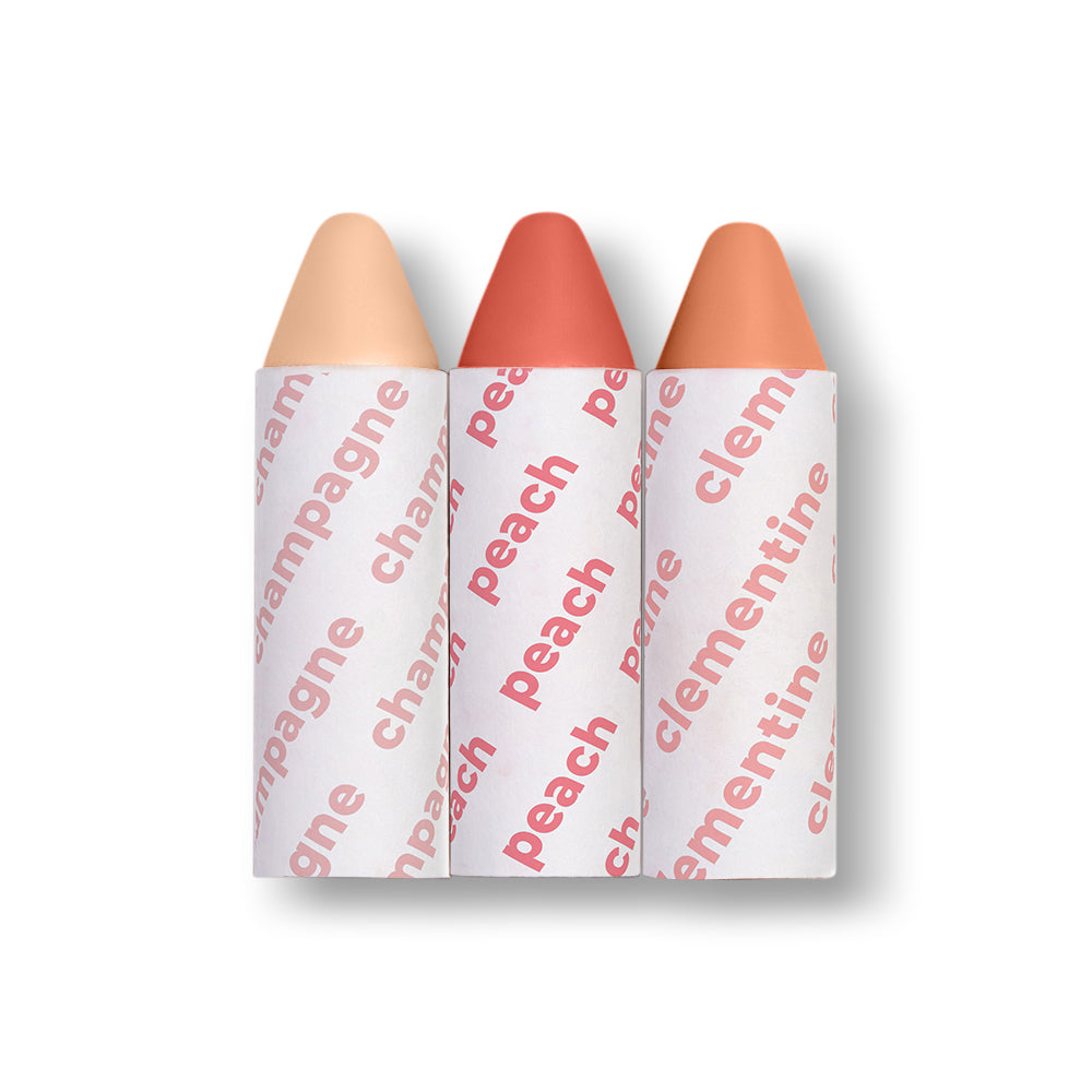 3-in-1 Balmie Makeup Crayon Trio Set