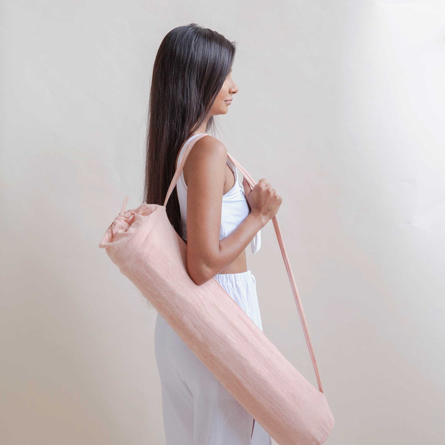 Rose Quartz - Naturally Dyed Herbal Yoga Mat