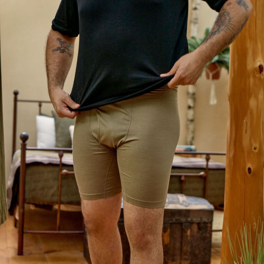 Lightweight - Acadian Men's Boxer Brief 100% Merino Wool