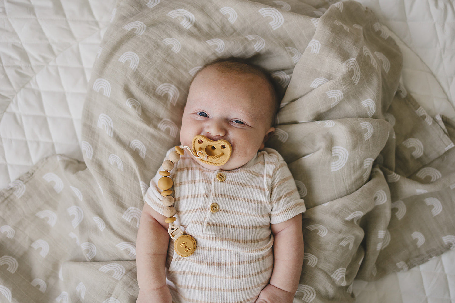 Round Shape Silicone Pacifiers (Set of 2)