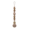 Metal-Free Beaded Silicone and Beech Wood Pacifier Clips