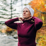 Midweight - Women's Long Sleeve Turtleneck 100% Merino Wool