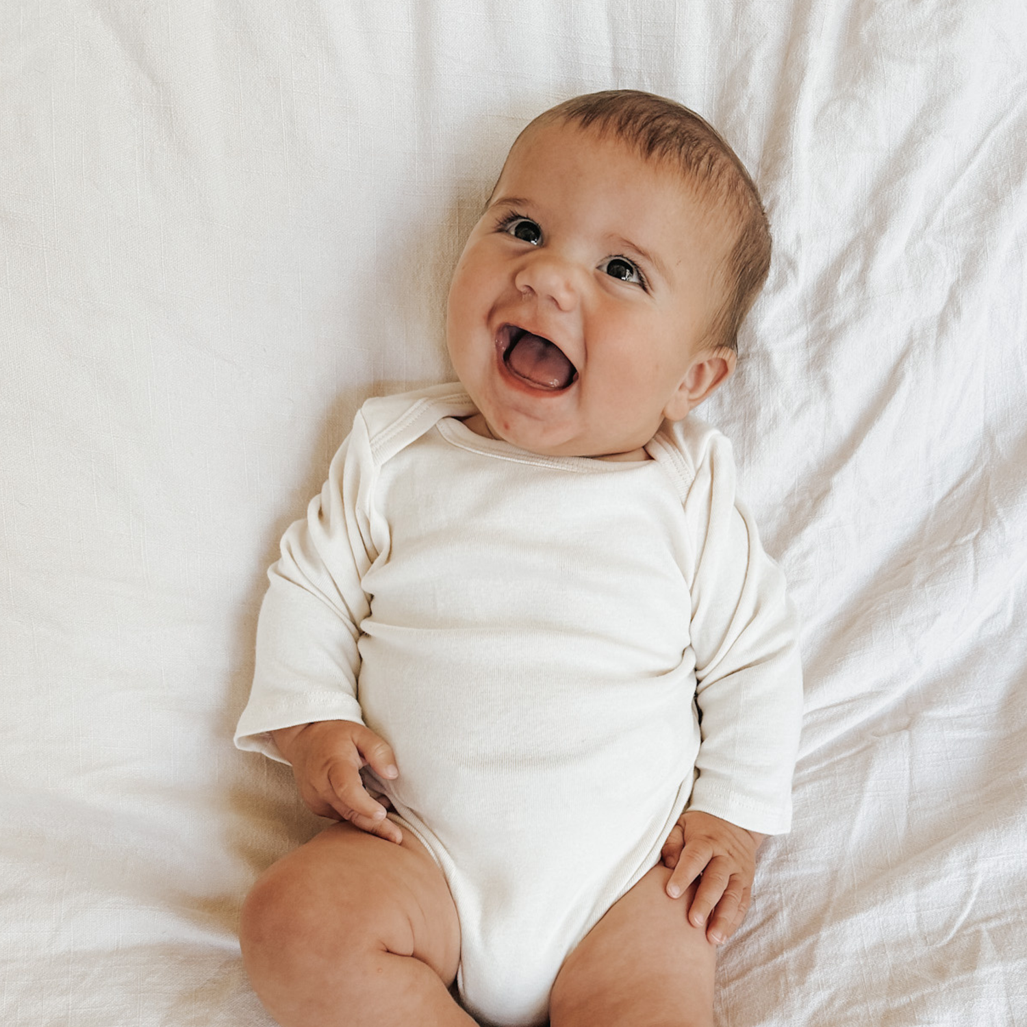 3 Pack - Organic Baby Bodysuit Long Sleeve