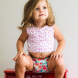 Smart One 3.1 Cloth Diaper - Aqua Floral