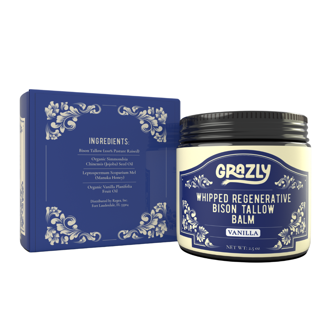 Whipped Bison Tallow & Manuka Honey Moisturizing Balm