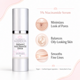 Organic Niacinamide Anti-Aging Serum - Tightens Pores, Reduces Wrinkles